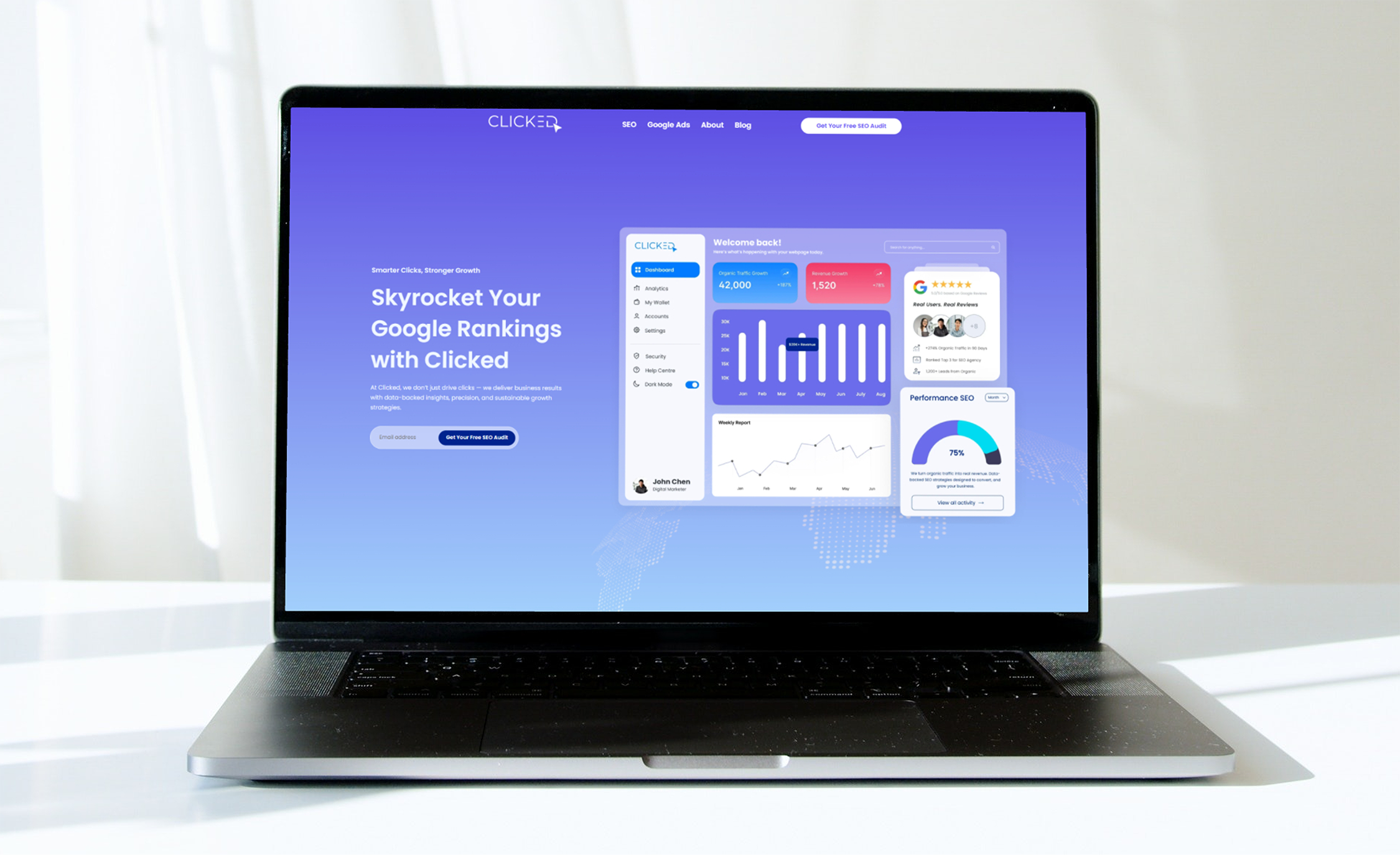 Clicked Project Hero